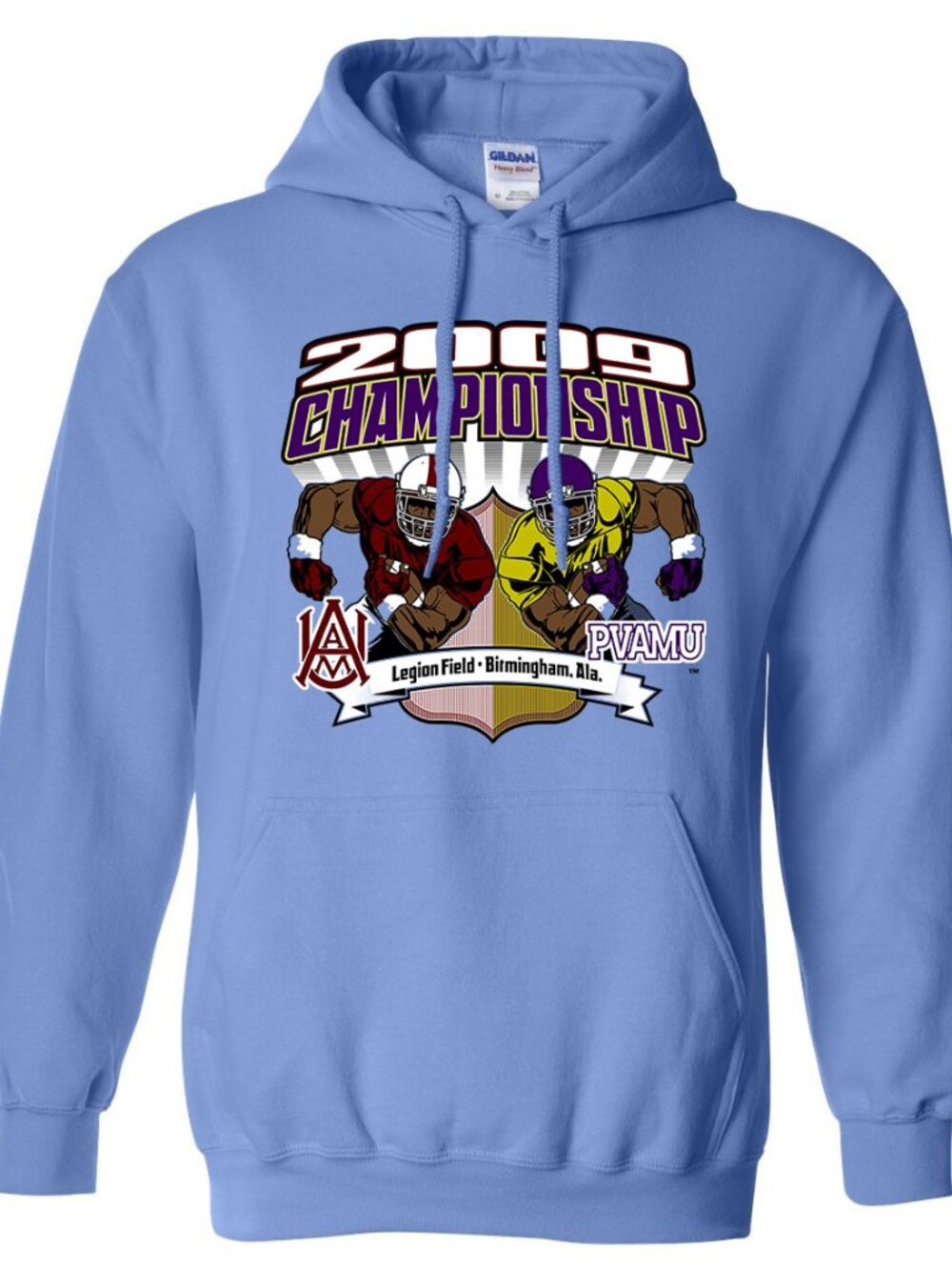 2009 SWAC Championship Alabama A & M and Prairie View Carolina Hoodie S-4XL
